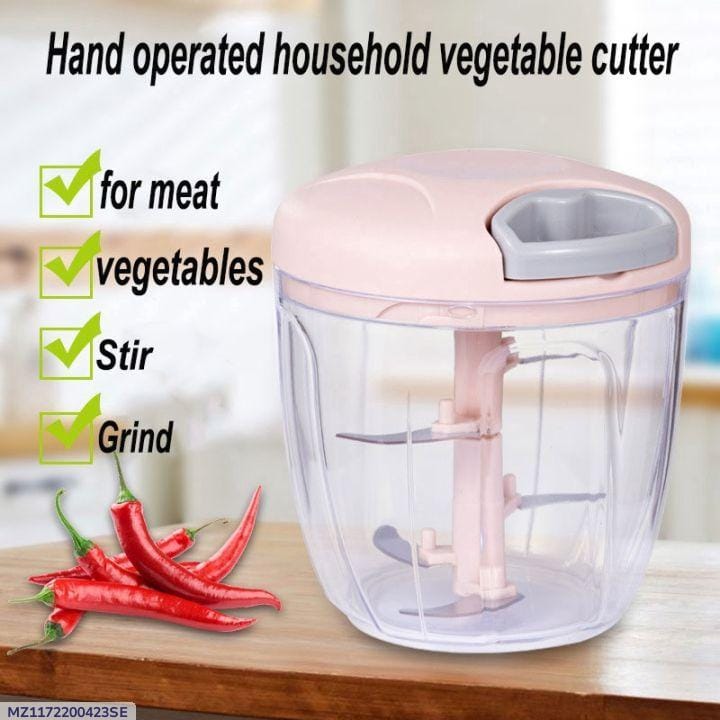 Hand operated vegetable cutter