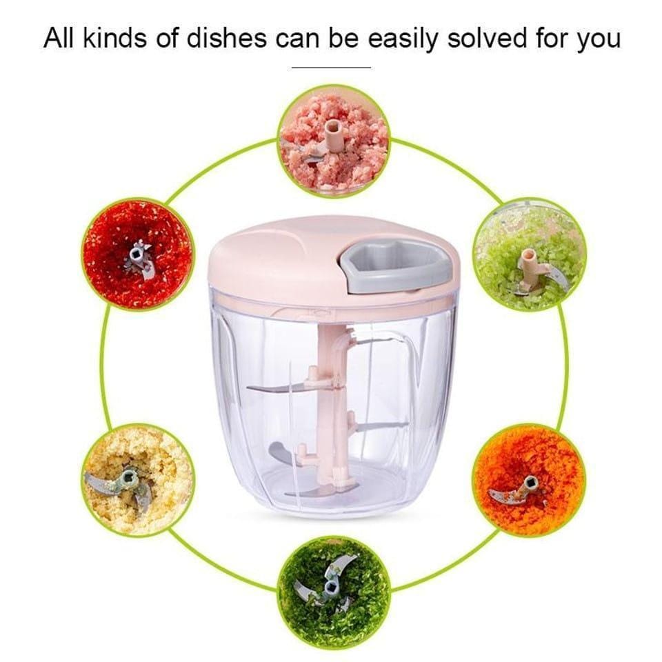 Hand operated vegetable cutter