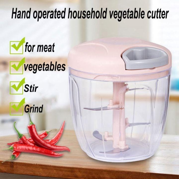 Hand operated vegetable cutter