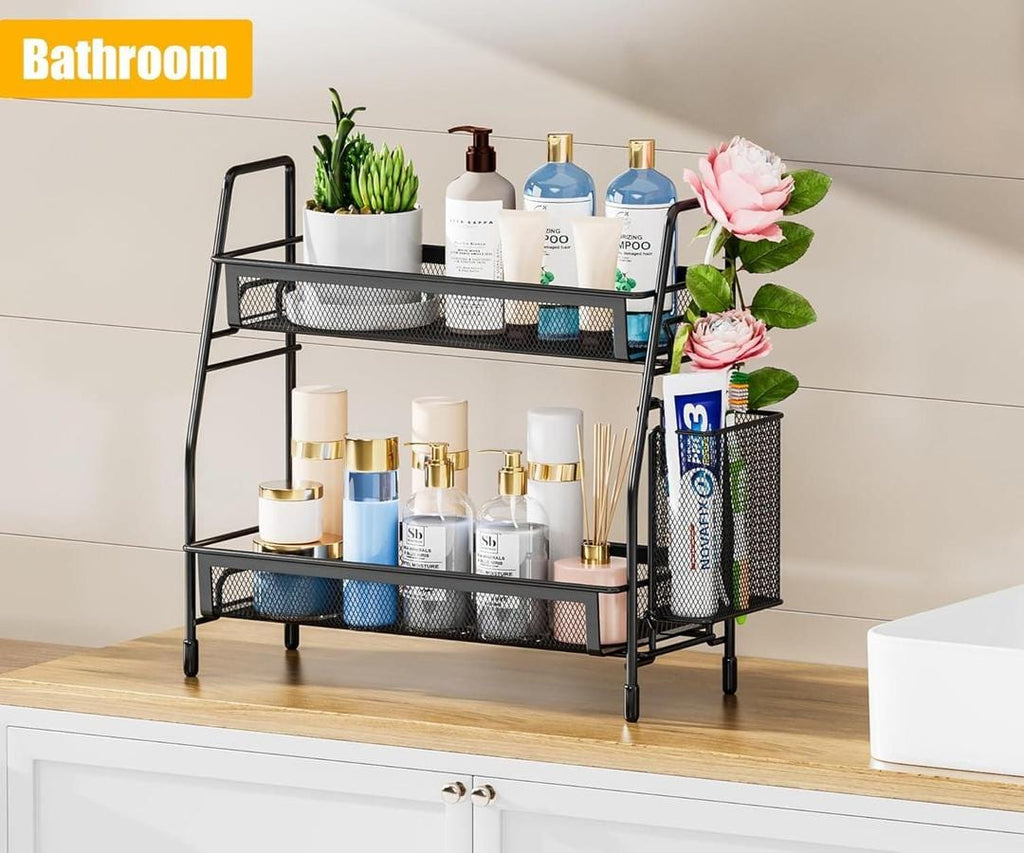 Black 2 tier organizers