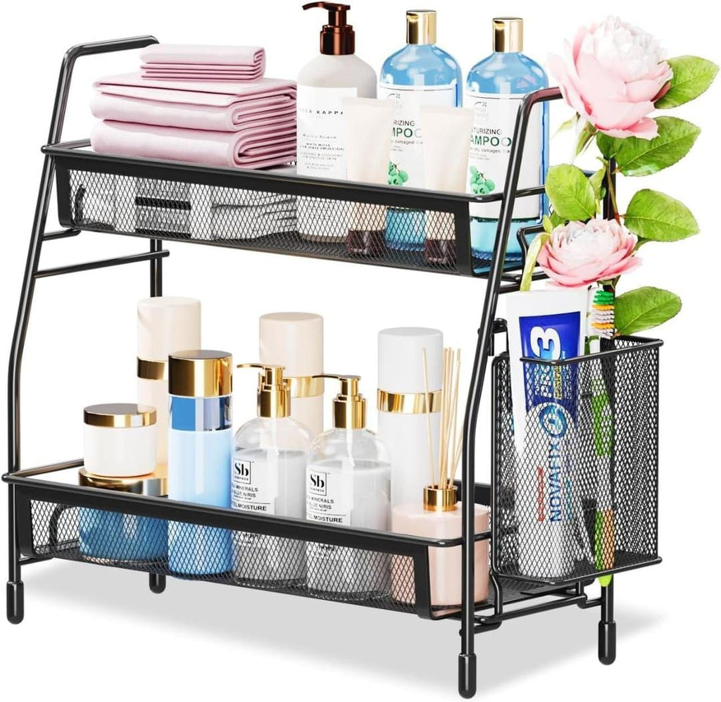 Black 2 tier organizers