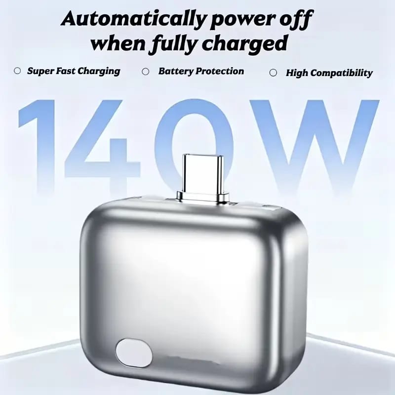 140W USB-C Smart Fast Charger & Full Charge Auto Disconnect Separator Adapter