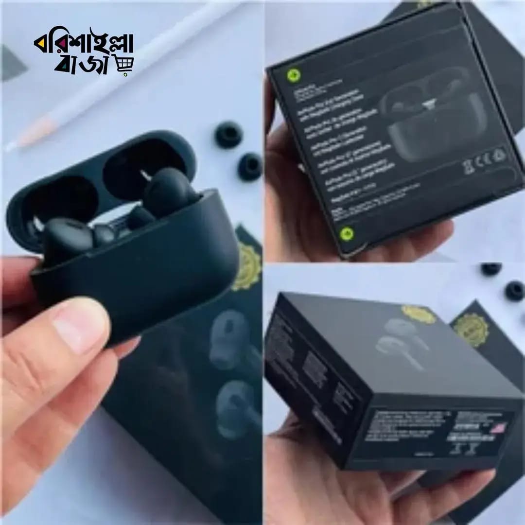 Pro 2 Wireless Bluetooth Earbuds Matte Black Edition | Noise-Isolating Headphones