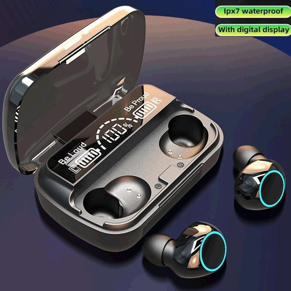 M10 Wireless Earbuds Bluetooth 5.1 with LED Display & Power Bank Case
