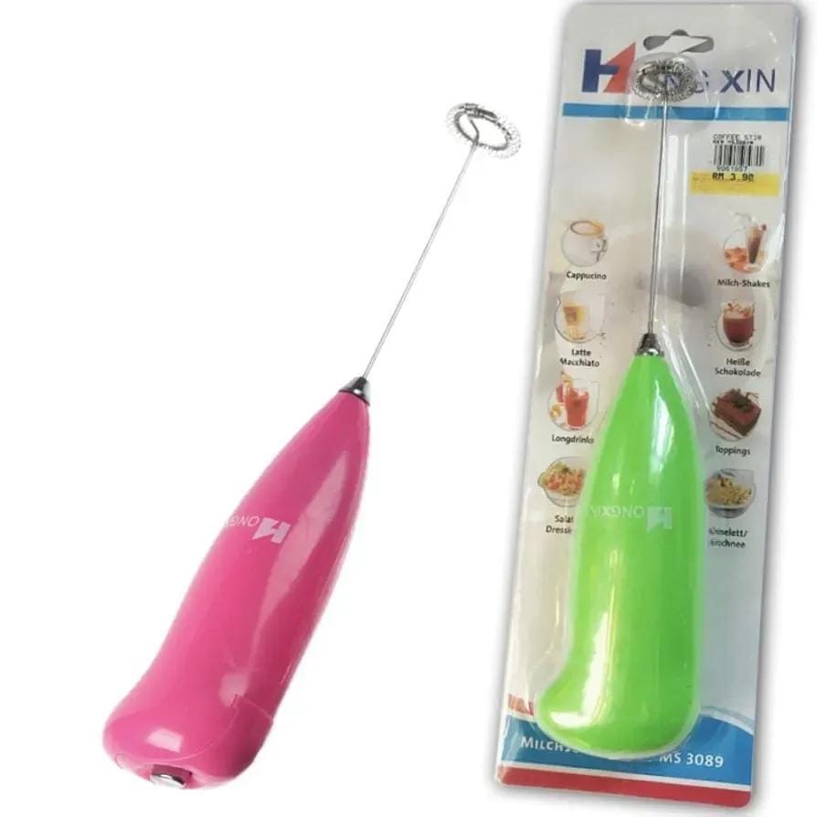 Electric Handheld Milk Frother & Coffee Whisk | Battery-Operated Drink Mixer