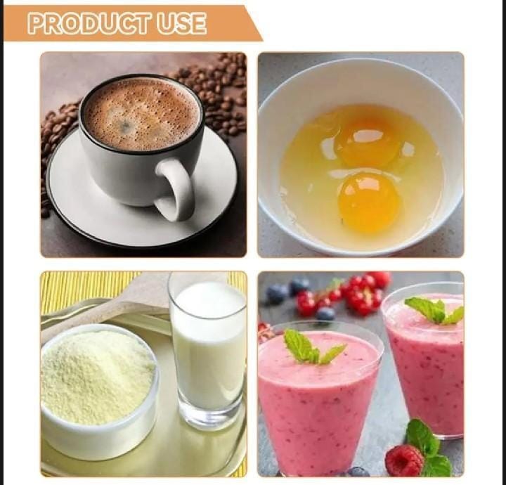 Electric Handheld Milk Frother & Coffee Whisk | Battery-Operated Drink Mixer