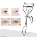 Precision Eyelash Curler with Silicone Refill Pad | Long-Lasting Natural Curl