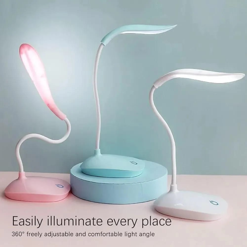Flexible LED Desk Lamp with Touch Control | Dimmable 3-Level Eye-Caring Table Light