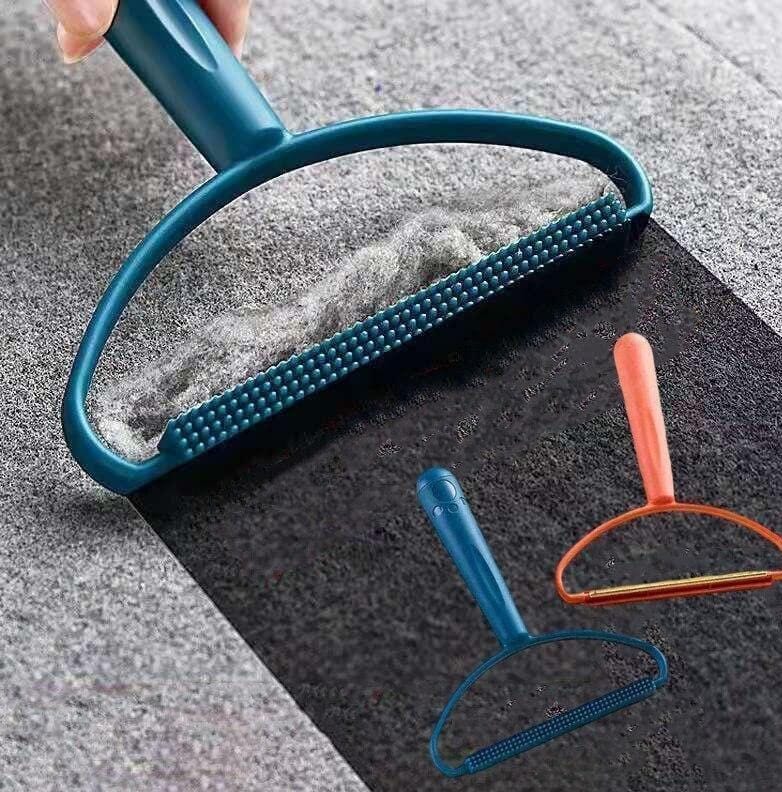 Reusable Pet Hair Remover & Portable Metal Lint Shaver Tool | Multi-Surface Fabric Cleaner
