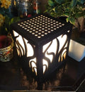 Modern Wooden Cube LED Night Lamp | Laser-Cut Decorative Table Light for Home & Bedside